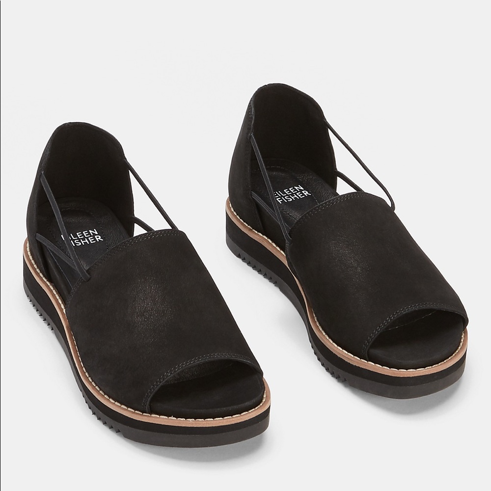 Eileen Fisher Ken Nubuck Sandal